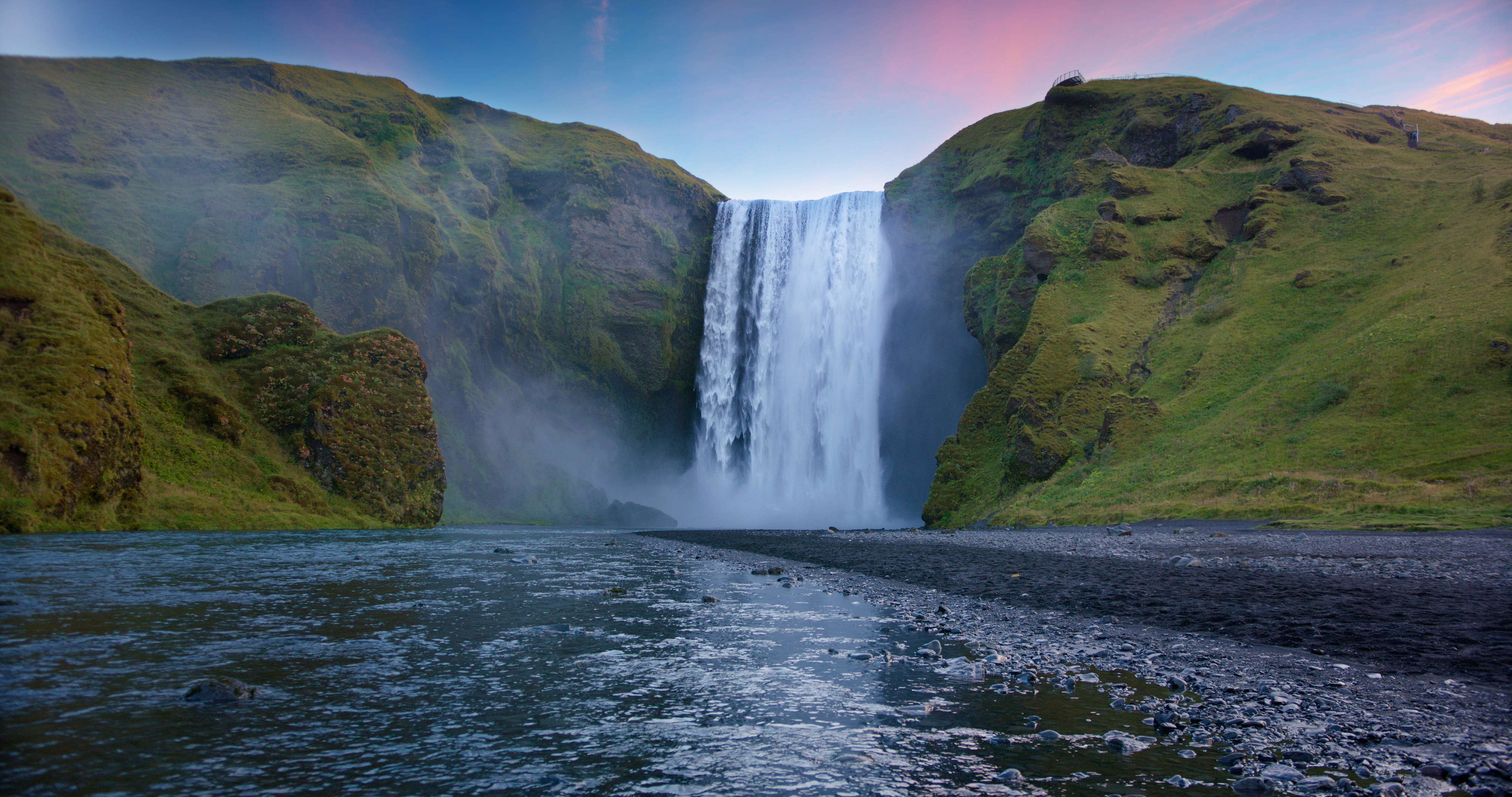 An image of Skogafoss Waterfall in Iceland